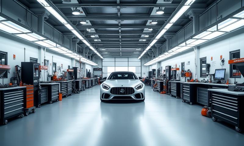 Tokyo Speed Factory workshop interior
